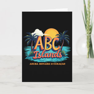 Carte Vacances de croisière Aru Bonaire Curacao Caraïbes