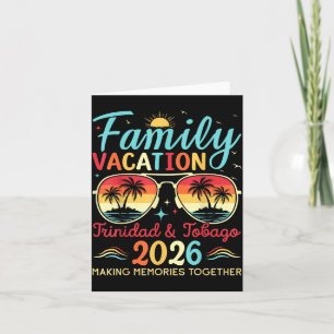 Carte Vacances de famille à la plage à Trinité-et-Tobago