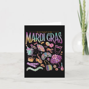 Carte Vacances de Mardi Gras Drôle de Louisiane 