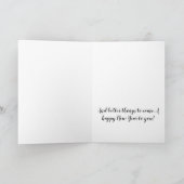 Carte Vacances - De meilleures choses à venir Couple Bik (Intérieur)