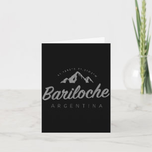 Carte vacances de montagne à Bariloche ski argentine