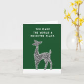 Carte Vacances de Noël (Fleur jaune)