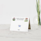 Carte Vacances de Noël (Dos)