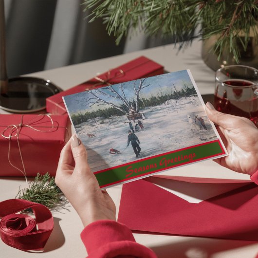 Carte Vacances de Noël