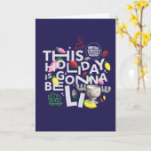 Carte Vacances de Noël | Ce jour férié va être illuminé (Fleur jaune)