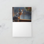 Carte Vacances de Noël de la Bataille australienne Pawso (Intérieur)