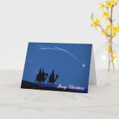 Carte Vacances de Noël des Trois Rois (Fleur jaune)