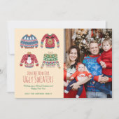 Carte Vacances de Noël moche (Devant)