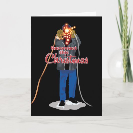 Carte Vacances de Noël | Se reconnecter ce Noël (Devant)