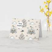 Carte Vacances de pie (Fleur jaune)