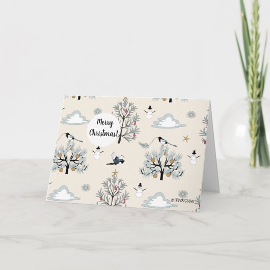 Carte Vacances de pie (Devant)