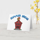 Carte Vacances d'été heureuses (Fleur jaune)