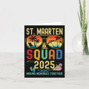 Carte Vacances en croisière rétro à St. Maarten 2025 Fam