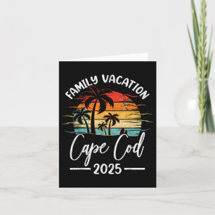 Carte Vacances en famille 2025 Machusetts Vintages Cape