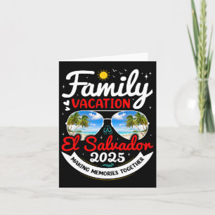 Carte Vacances en famille au Salvador El Salvador 2025 P