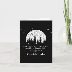 Carte vacances en famille aventure plein air lac Oneida