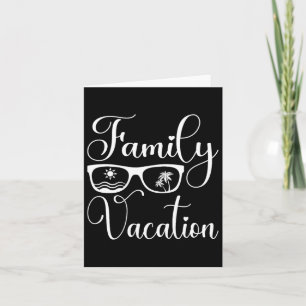 Carte Vacances en famille Correspondant Voyage d'été