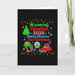 Carte Vacances en famille dans le Wyoming 2025 Créer des