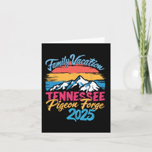Carte Vacances en famille dans les montagnes fumées du T