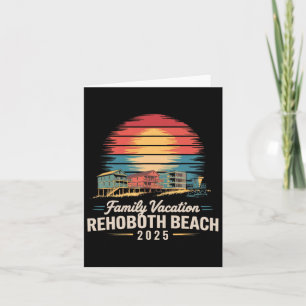 Carte Vacances en famille Rehoboth Beach 2025 Famille cô