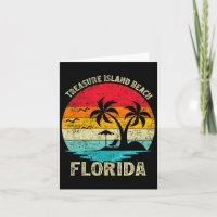 Vacances en famille Vintage Rétro Floride Treasure