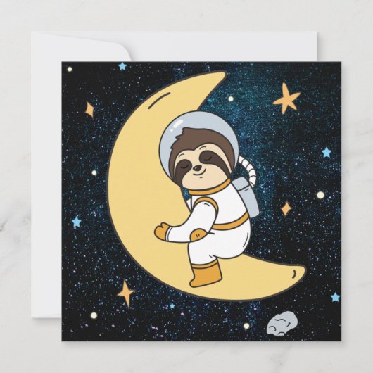 Carte Vacances Espace Cute (Devant)