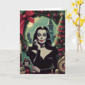 Carte Vacances hantées (Fleur jaune)