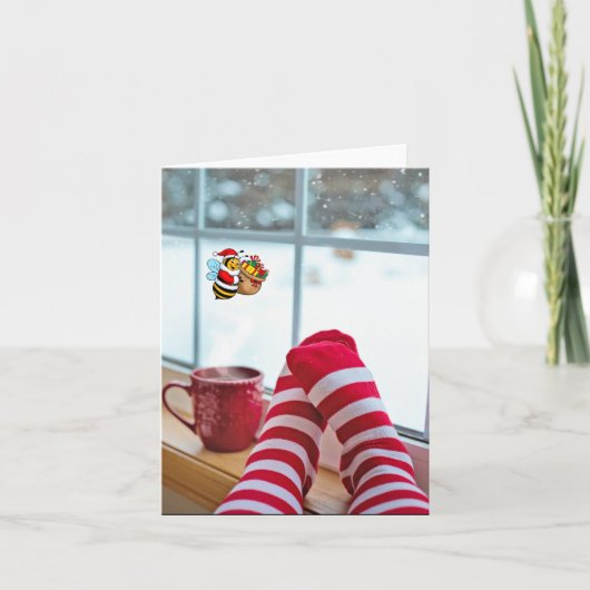 Carte Vacances Happ-Bee. (Devant)