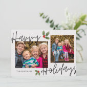 Carte Vacances Happy Family Holly (Debout devant)