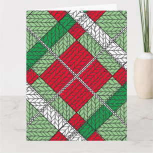 Carte VACANCES JACQUARD KNIT Big Christmas Card