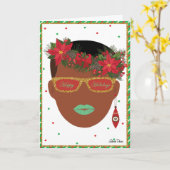 Carte Vacances LGBTQ élégantes (Fleur jaune)