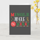 Carte Vacances Mingle & Jingle (Fleur jaune)
