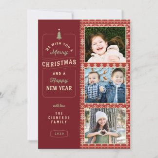 Carte Vacances Motif nuptiale