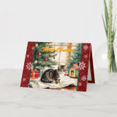 Carte Vacances Noël Belle collection ancienne (Devant)