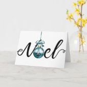 Carte Vacances, Noël Noel (Fleur jaune)