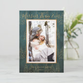 Carte Vacances photo de l'Arbre de Noël Winery Gol (Debout devant)