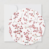 Carte Vacances photo Flat Rouge Naturel (Dos)