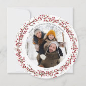 Carte Vacances photo Flat Rouge Naturel (Devant)