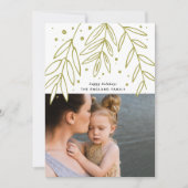 Carte Vacances Photo Spriges Botaniques Vertes (Devant)