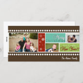 Carte Vacances Photo Strip (Devant / Derrière)