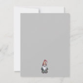 Carte Vacances Photo Vacances Watercolor Gnome (Dos)