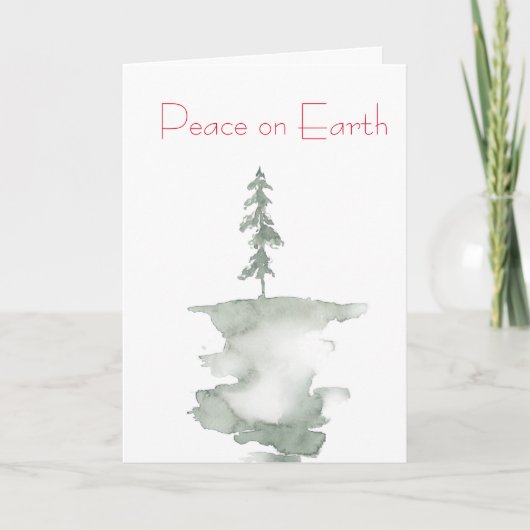 Carte Vacances Pine Tree (Devant)