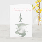 Carte Vacances Pine Tree (Fleur jaune)