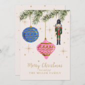 Carte Vacances Plat Nutcracker (Devant / Derrière)