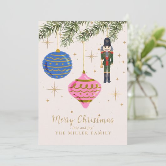 Carte Vacances Plat Nutcracker (Debout devant)