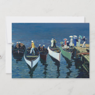 Carte Vacances sur l'Hudson   George Luks