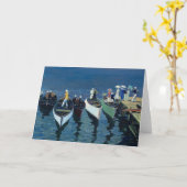 Carte Vacances sur l'Hudson | George Luks (Fleur jaune)