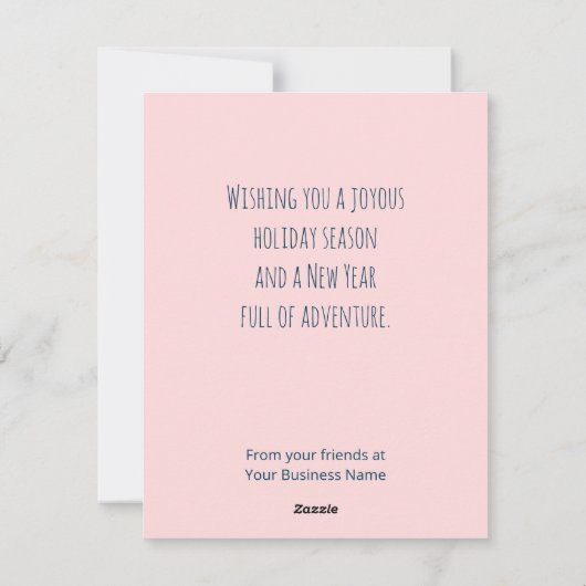 Carte Vacances Vélo (Dos)