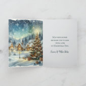 Carte Vacances Village de Noël Waterton (Intérieur)