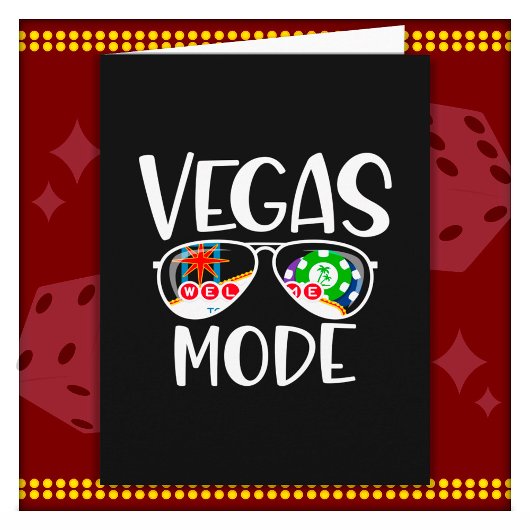 Carte Vacances Voyage à Las Vegas Mode Vegas